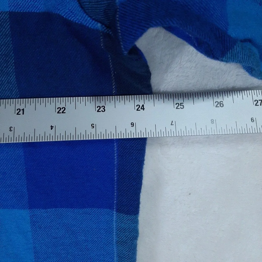 Columbia Mens Blue Black‎ Buffalo Plaid Long Sleeve Button Down Shirt Large